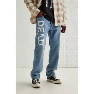 Levi's X Grateful Dead Collab 501 Men's Big E Jeans 36x32 Comes w/Patches Rare